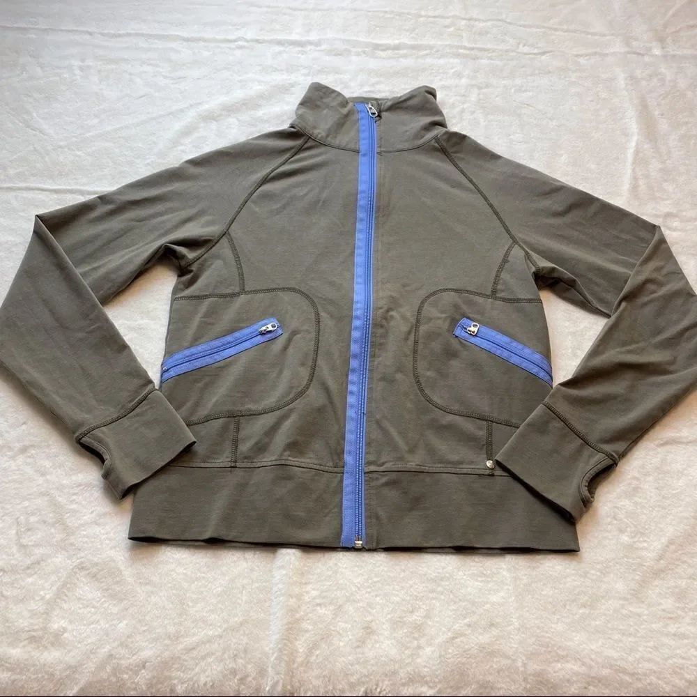Neon Buddha Front Zip Jacket Size Small